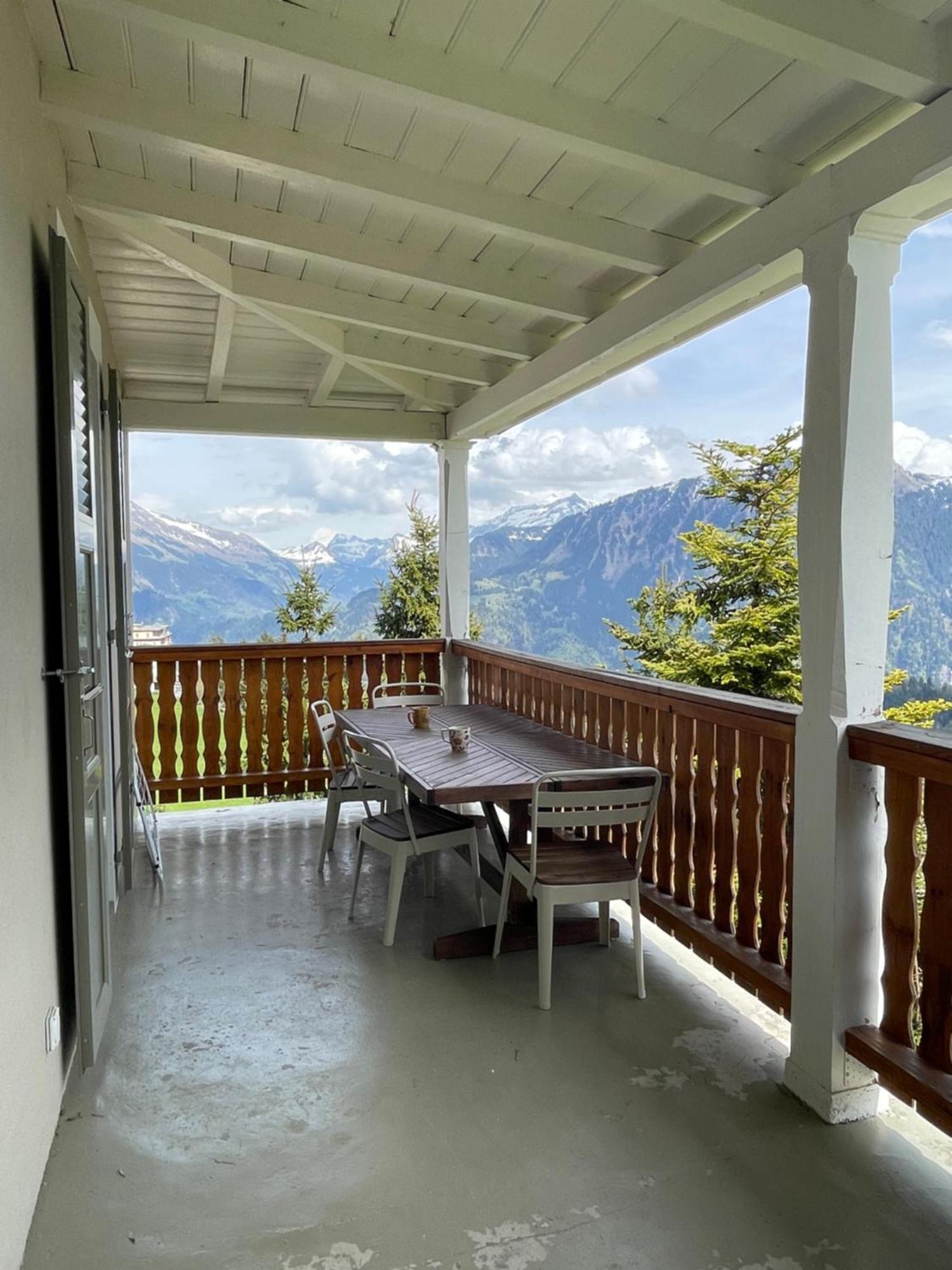 Charmant Appartement Au Vagabond Leysin Eksteriør billede