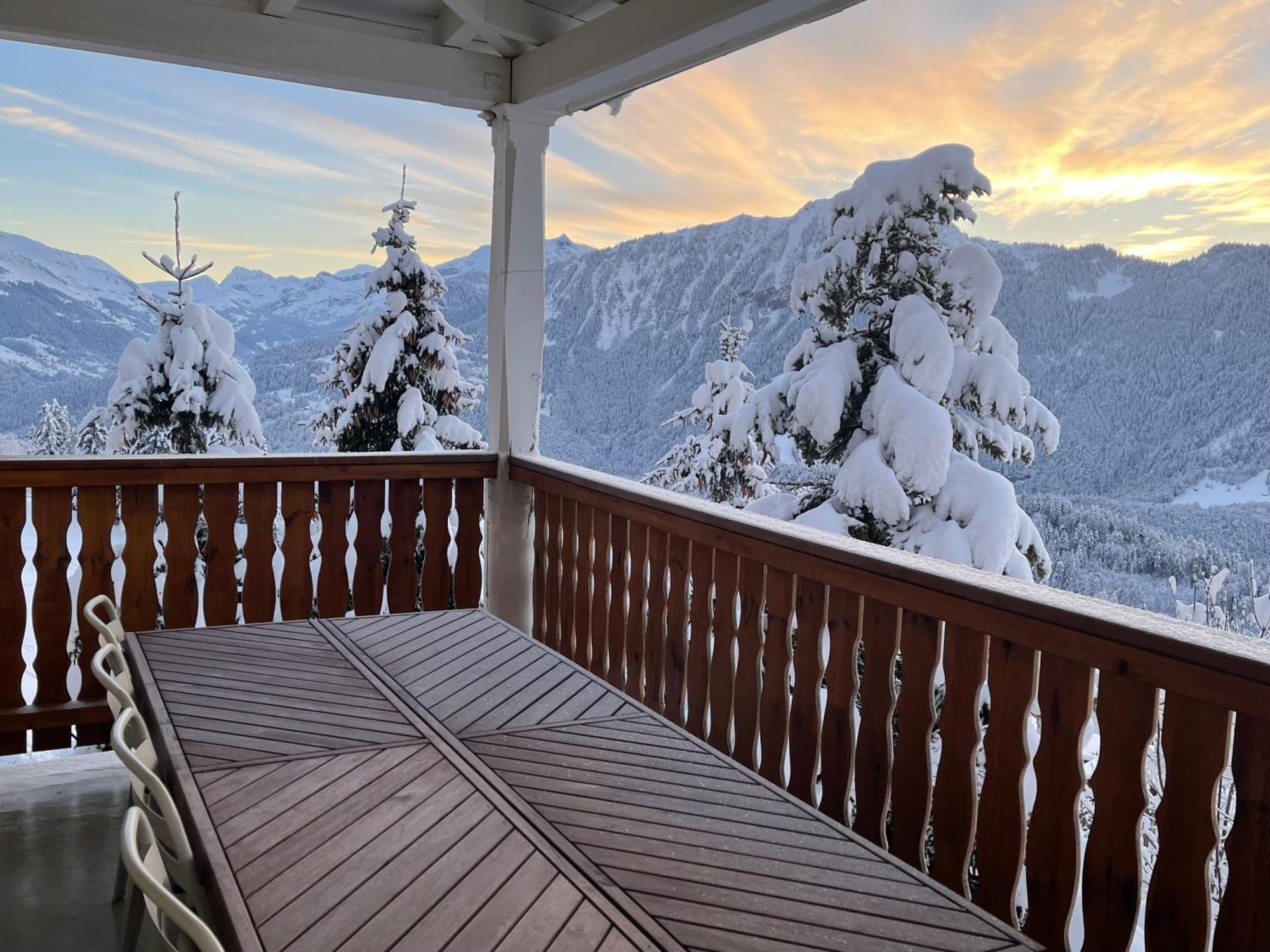 Charmant Appartement Au Vagabond Leysin Eksteriør billede